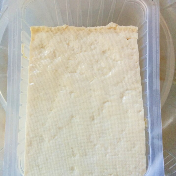 洗い物なし ほっとくだけ 豆腐の水切り方法
